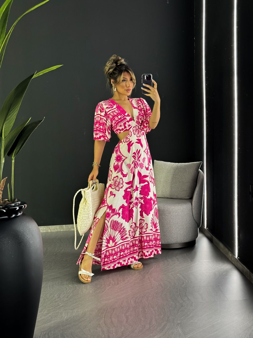 VESTIDO IPANEMA MANGA PINK
