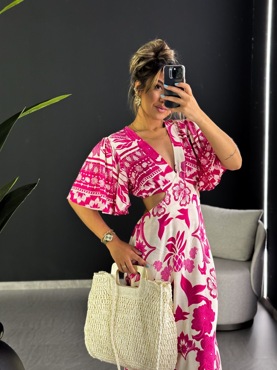 VESTIDO IPANEMA MANGA PINK
