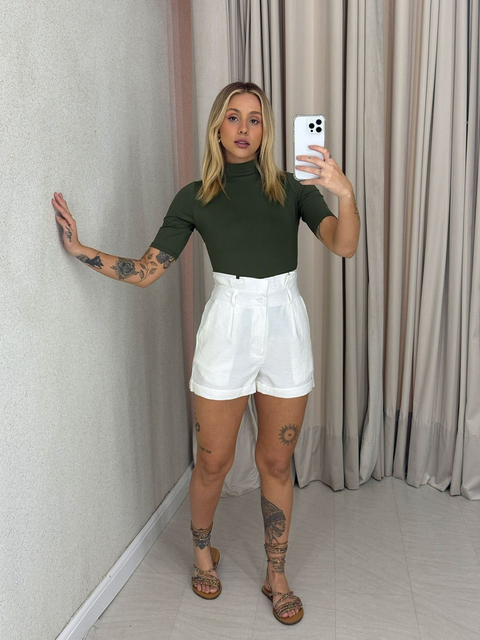 BLUSA HANA GOLA VERDE
