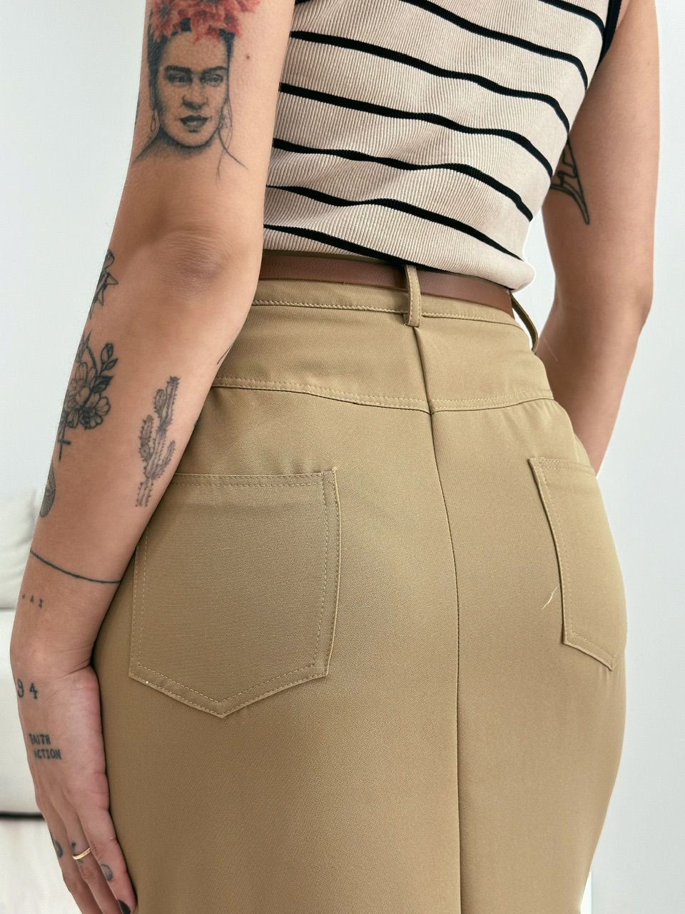 SAIA LOLA MIDI CAPUCCINO 