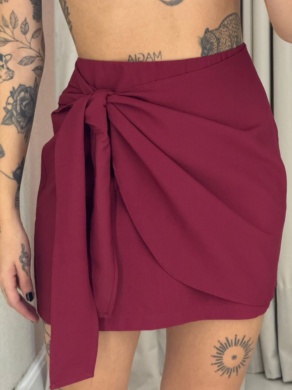 CONJUNTO ANA MARIA AMARRAÇÃO VINHO