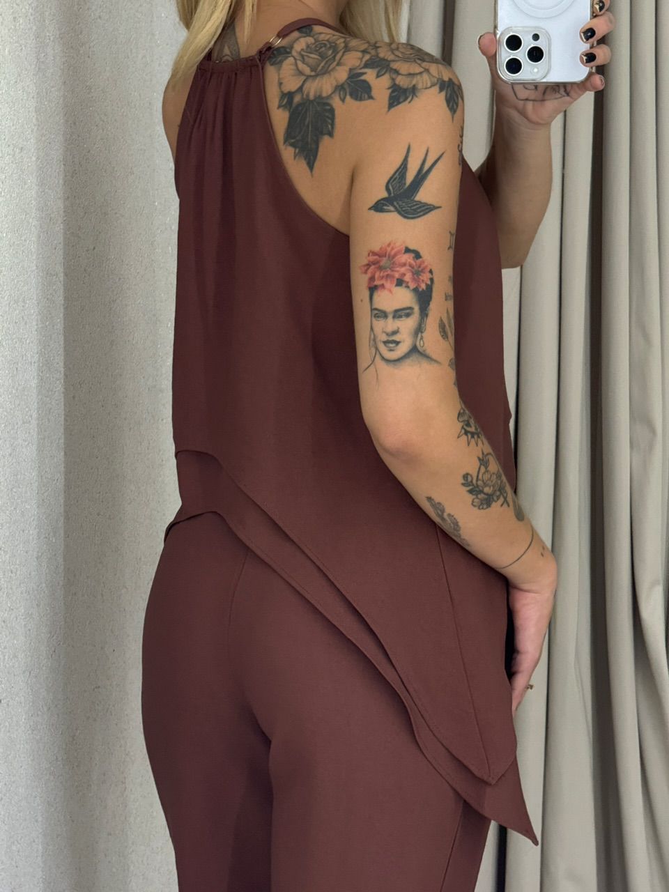 CONJUNTO SILVIA CALÇA CAPUCCINO 