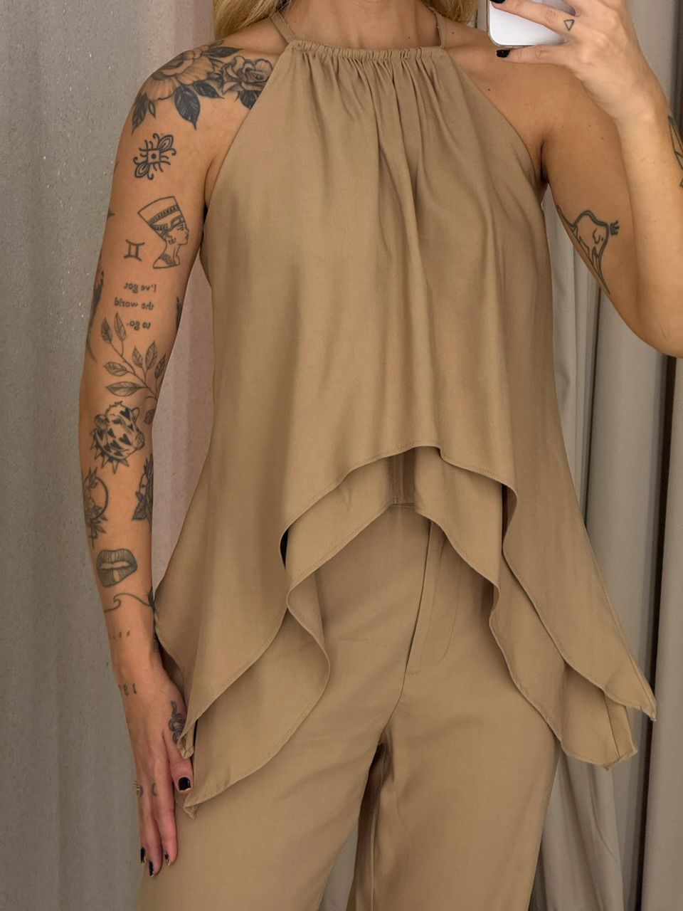 CONJUNTO SILVIA CALÇA NUDE