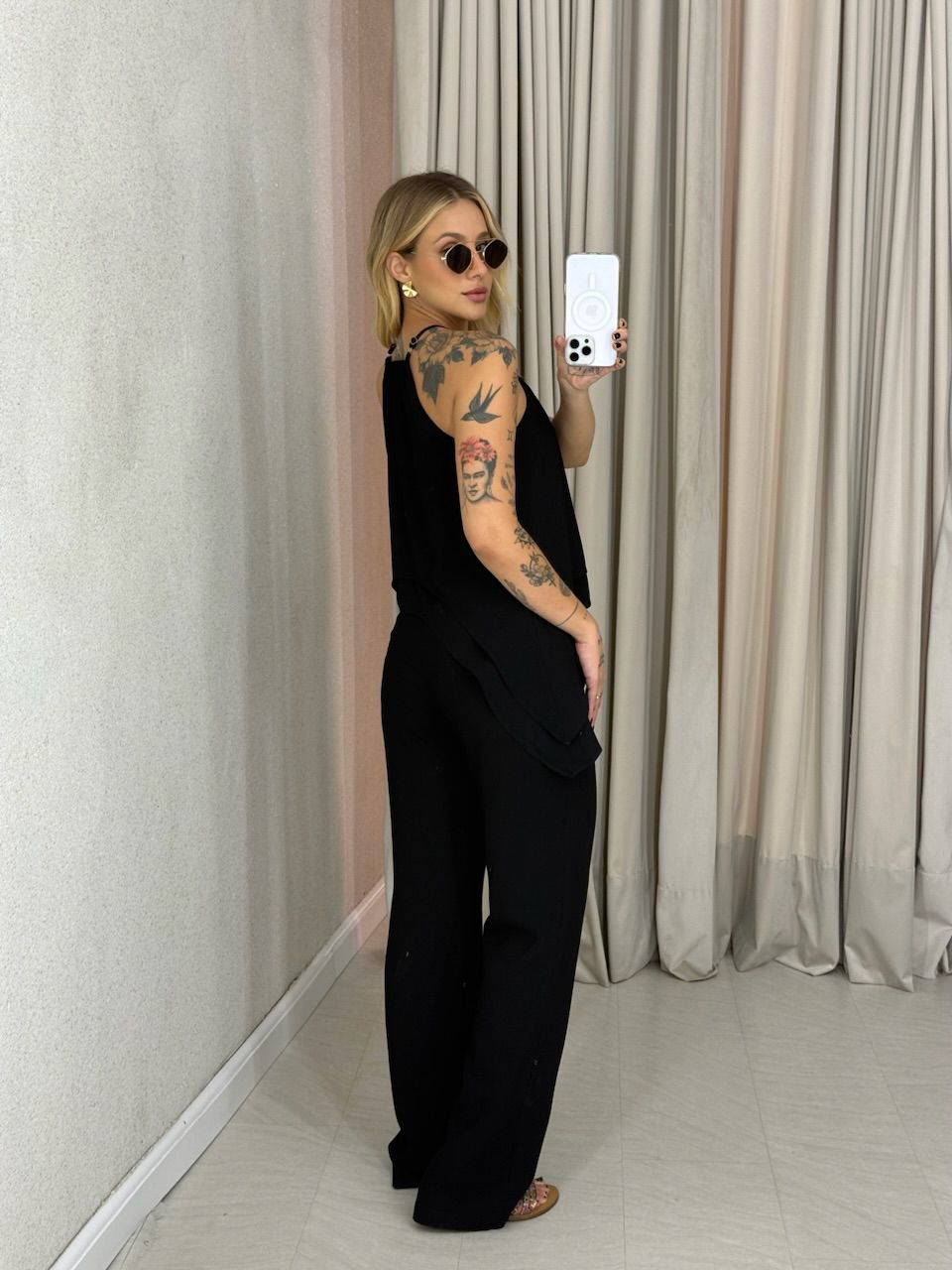 CONJUNTO SILVIA CALÇA PRETO