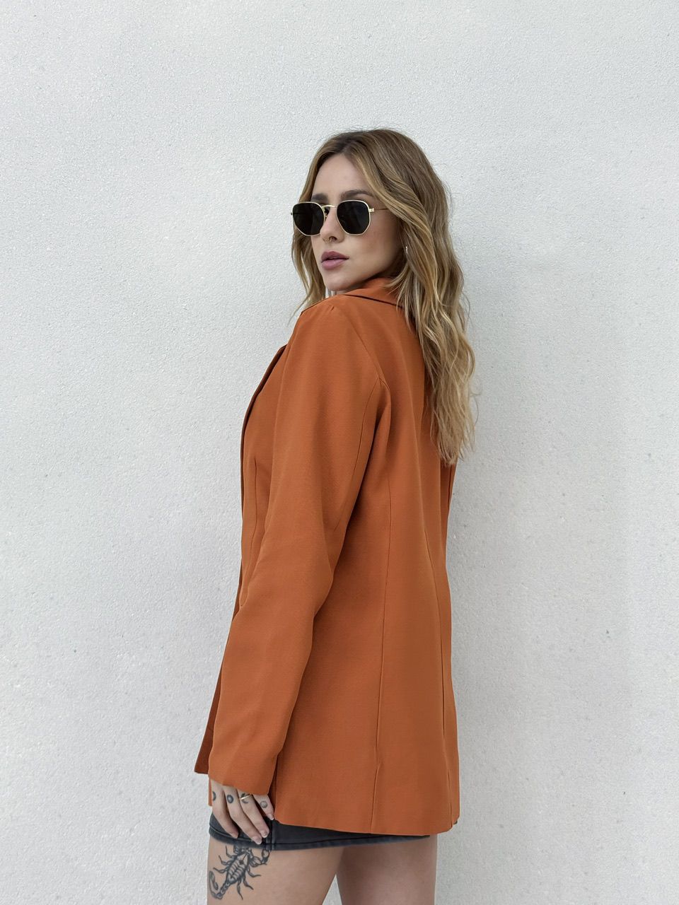 BLAZER MIRIAN FORRADO CARAMELO