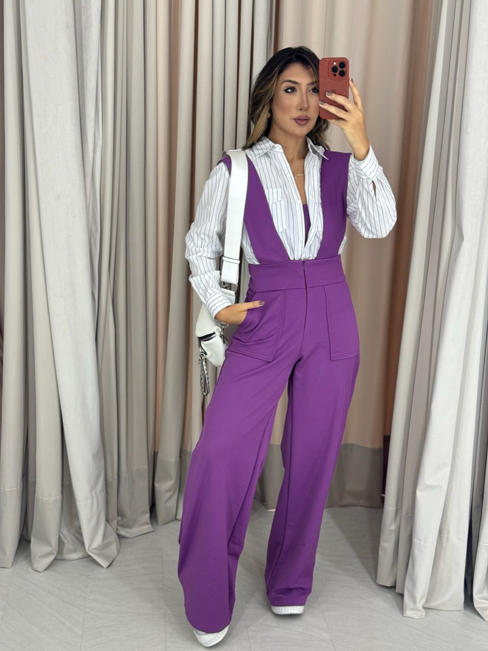 CAMISA CROPPED CLÉO BRANCA