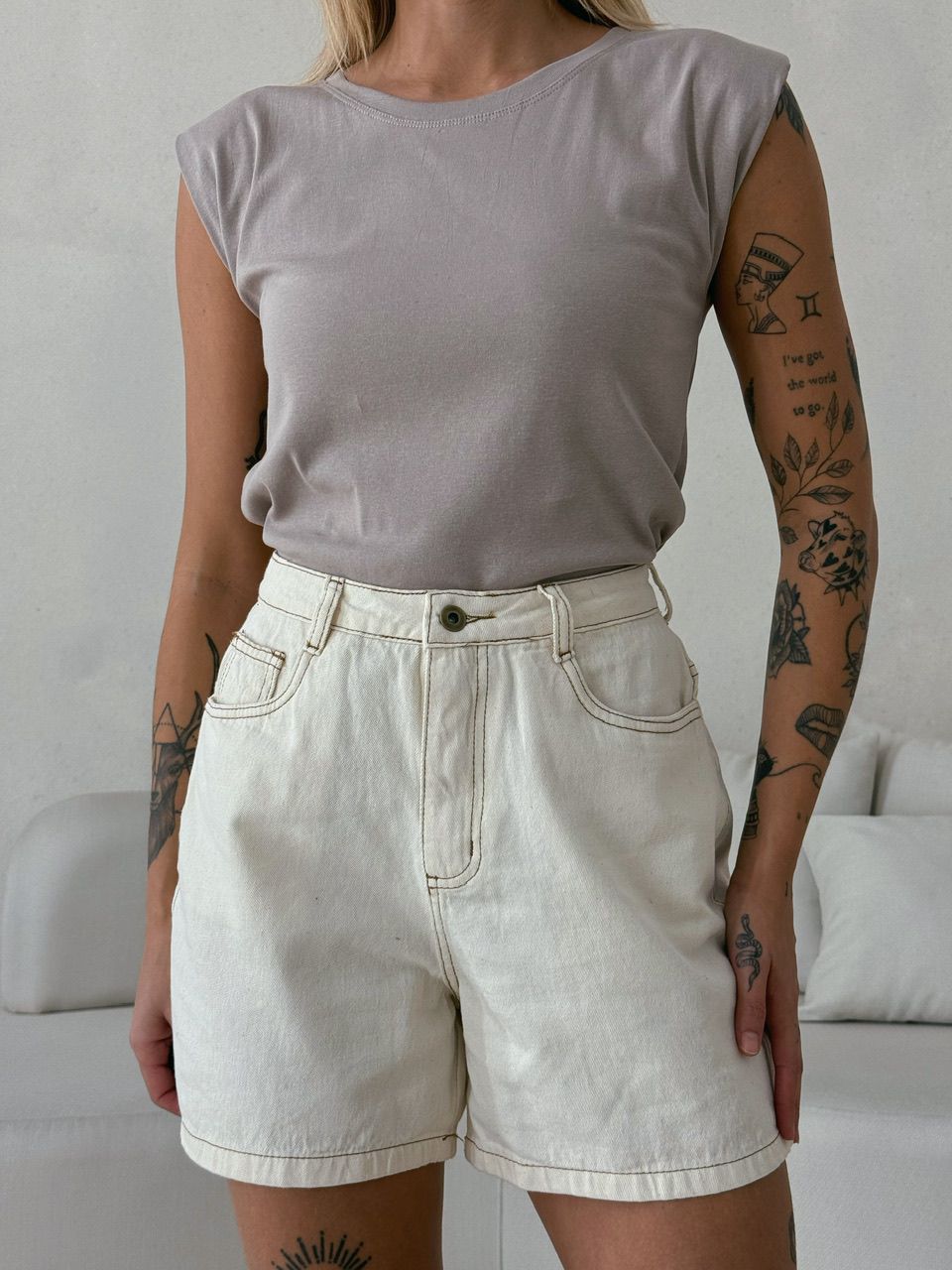 BLUSA CAMILA MUSCLE CAQUI