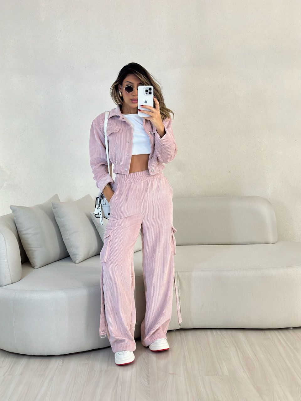 CONJUNTO CARGO COTELÊ Rosê