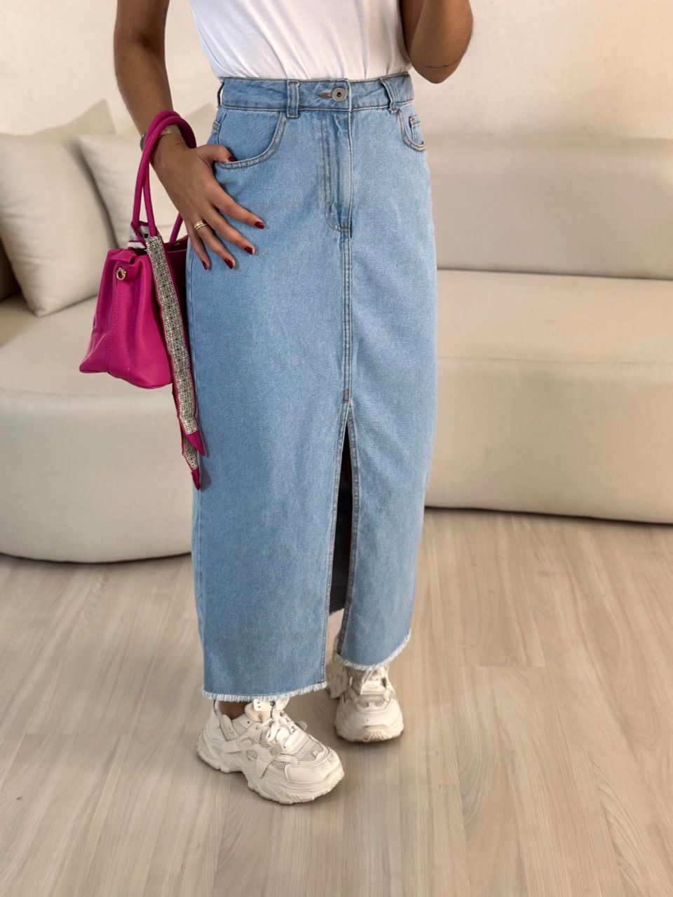 SAIA JEANS FENDA JEANS CLARO