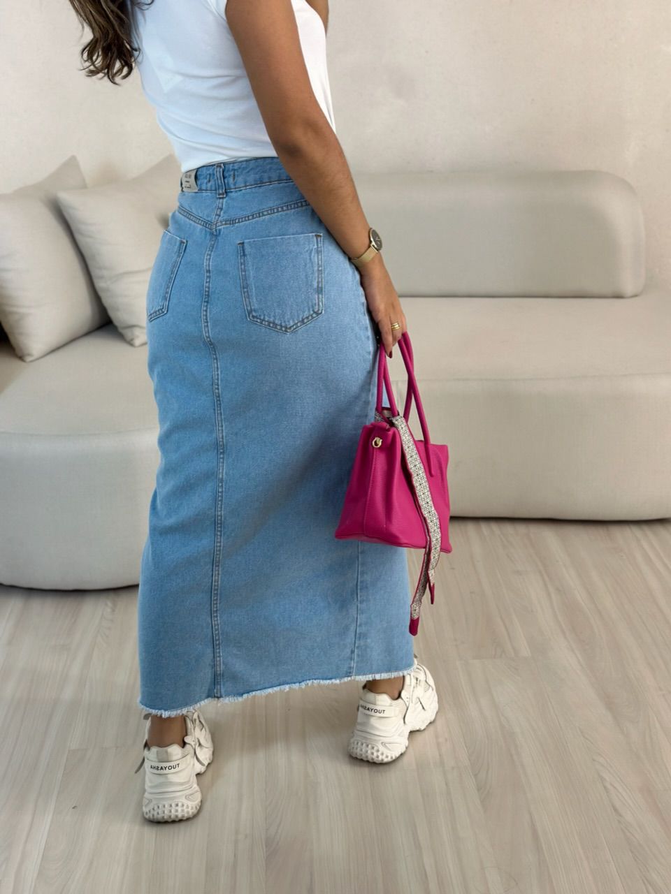 SAIA JEANS FENDA JEANS CLARO