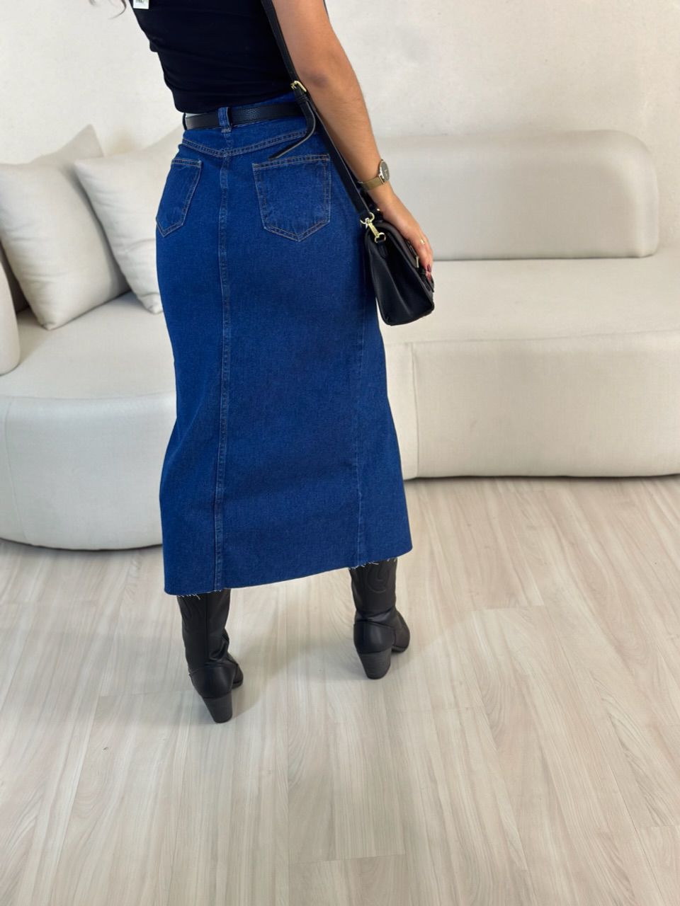 SAIA JEANS FENDA JEANS ESCURO