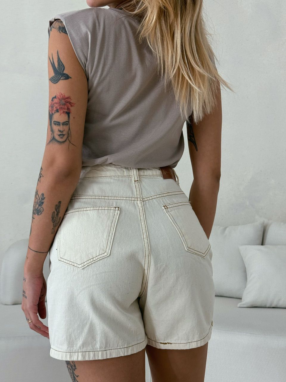 SHORT MELINA JEANS CRU