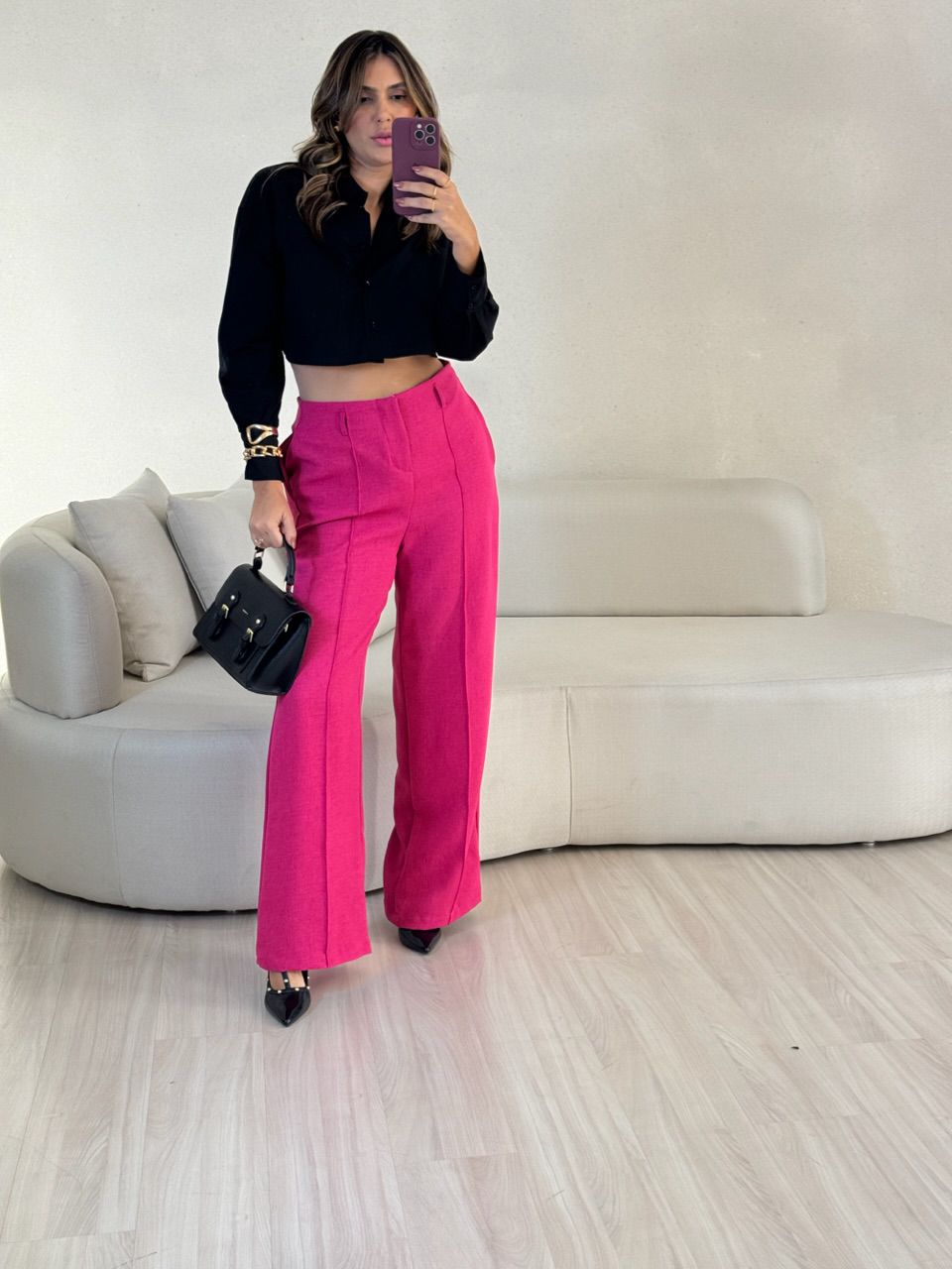 CALÇA ADRIANA PANTALONA PINK