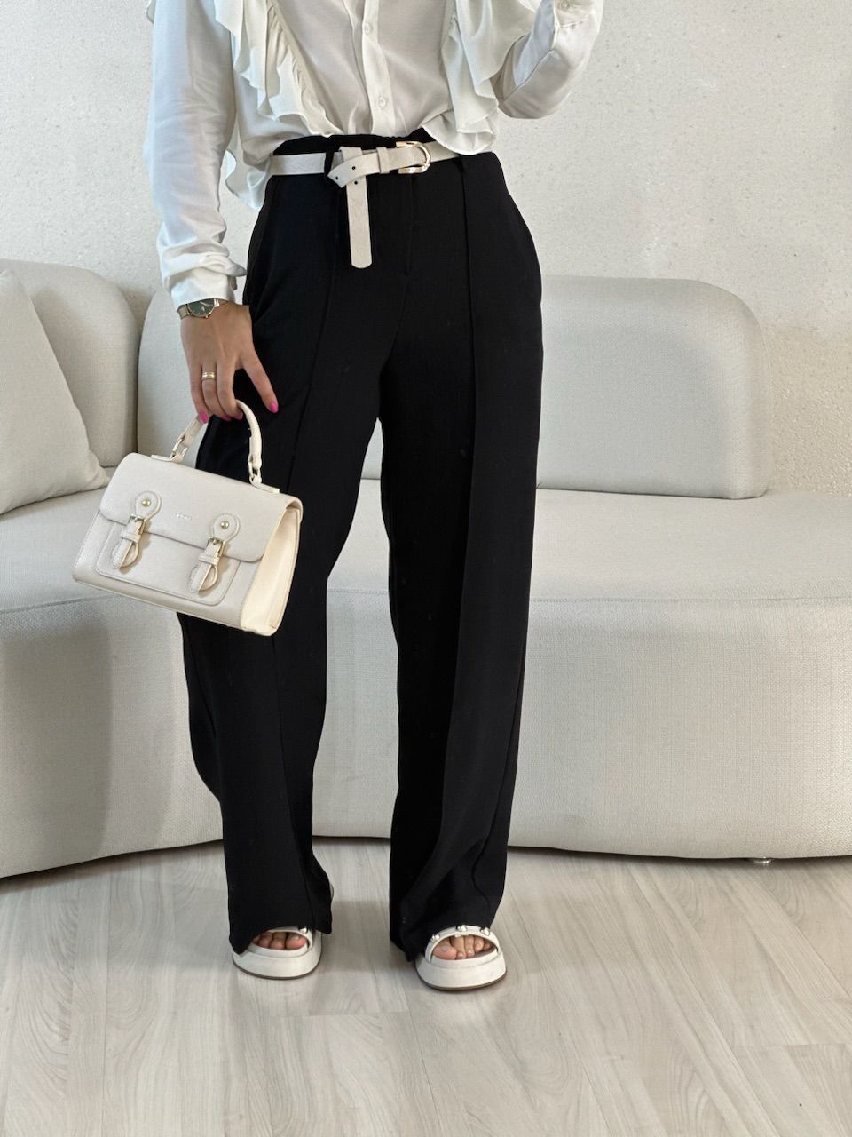 CALÇA ADRIANA PANTALONA PRETO