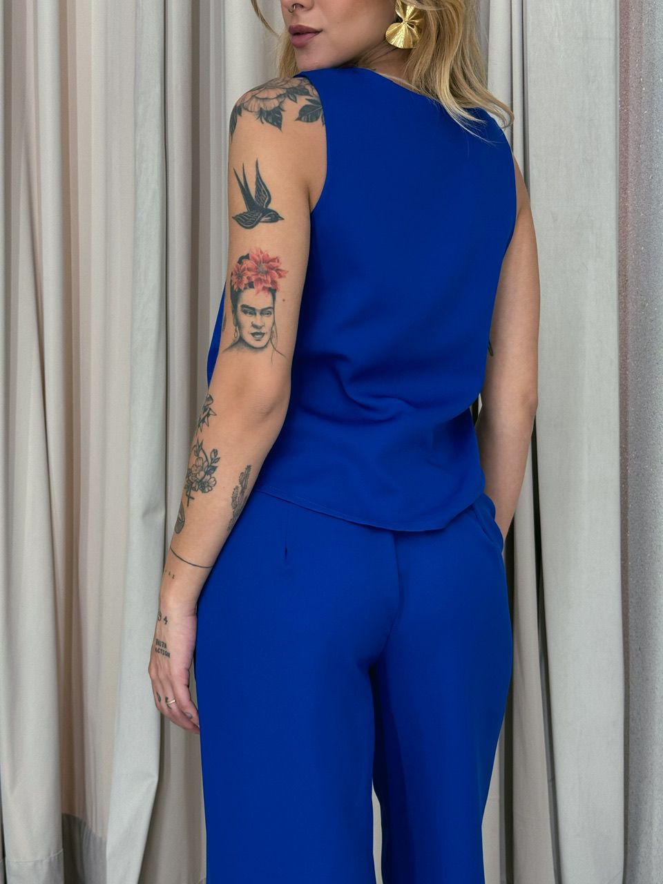 CONJUNTO BRUNA CALÇA AZUL