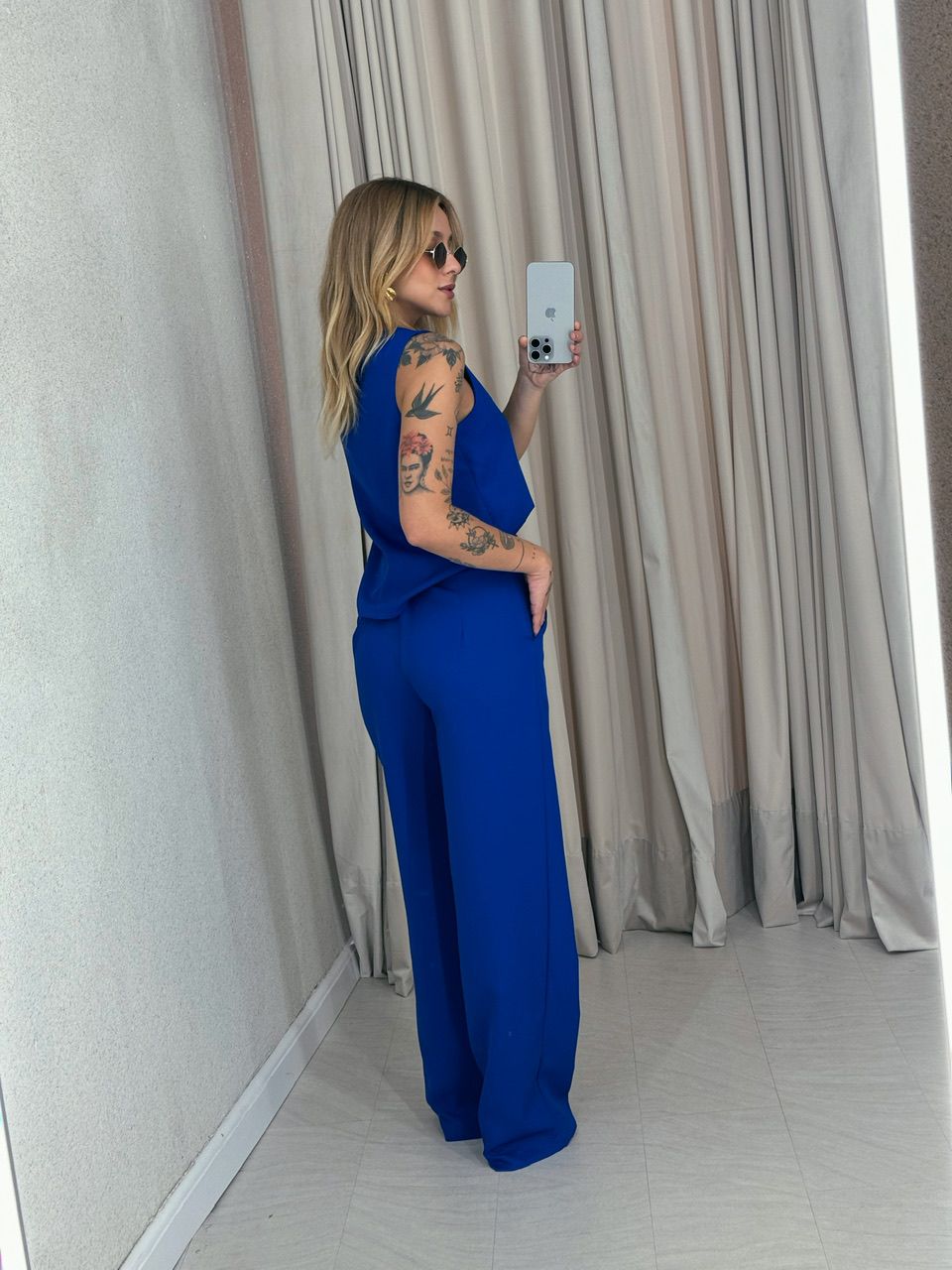 CONJUNTO BRUNA CALÇA AZUL