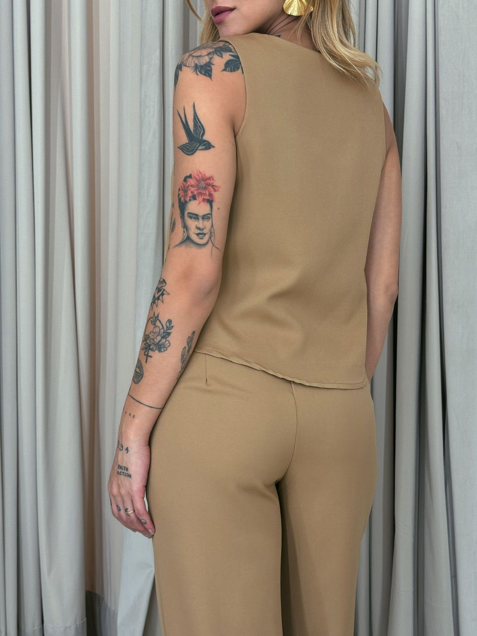 CONJUNTO BRUNA CALÇA NUDE
