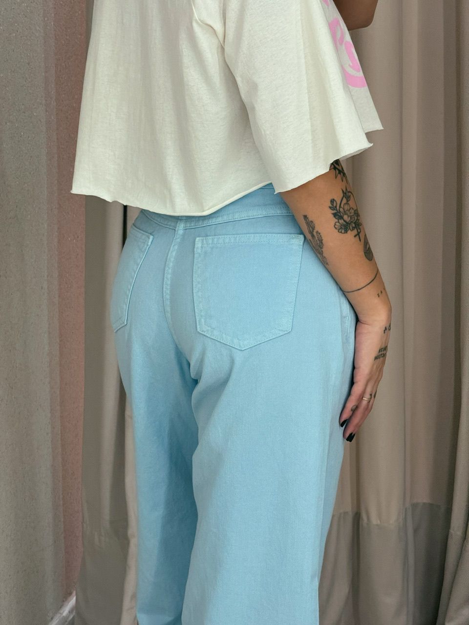 CALÇA MAIARA JEANS BABY BLUE