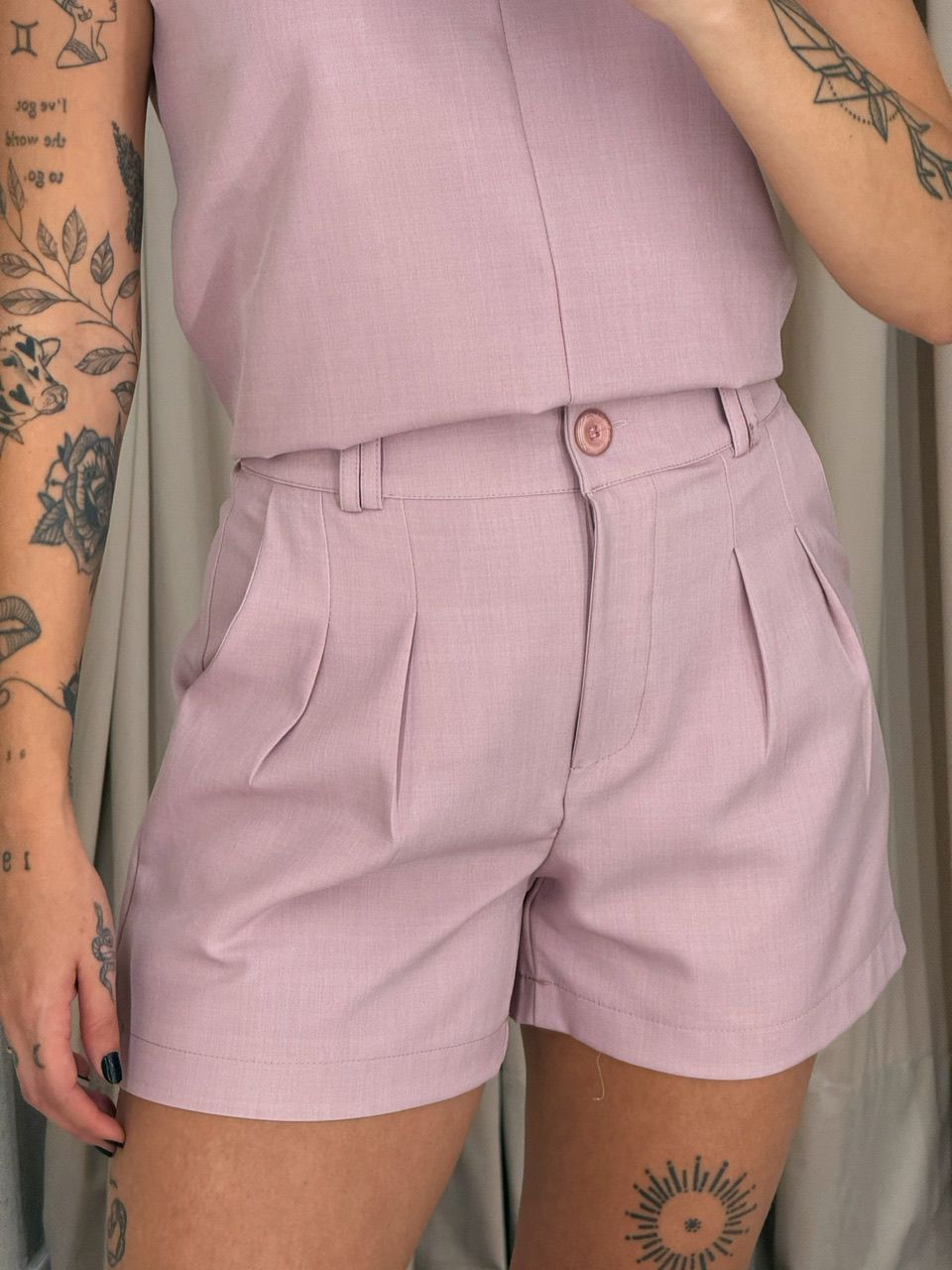 CONJUNTO GIOVANNA SHORT ROSÊ