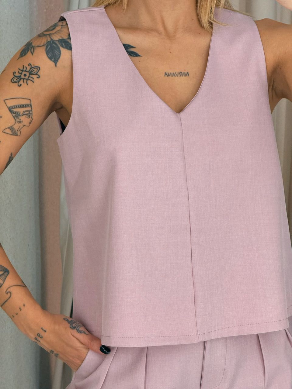 CONJUNTO GIOVANNA SHORT ROSÊ