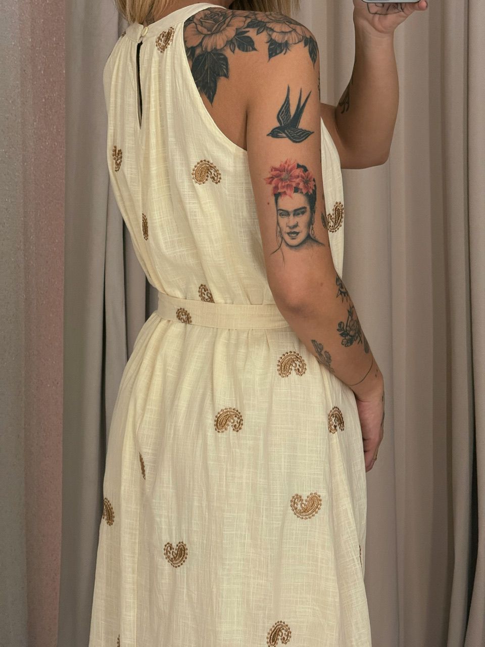 VESTIDO SOL LONGO MARFIM