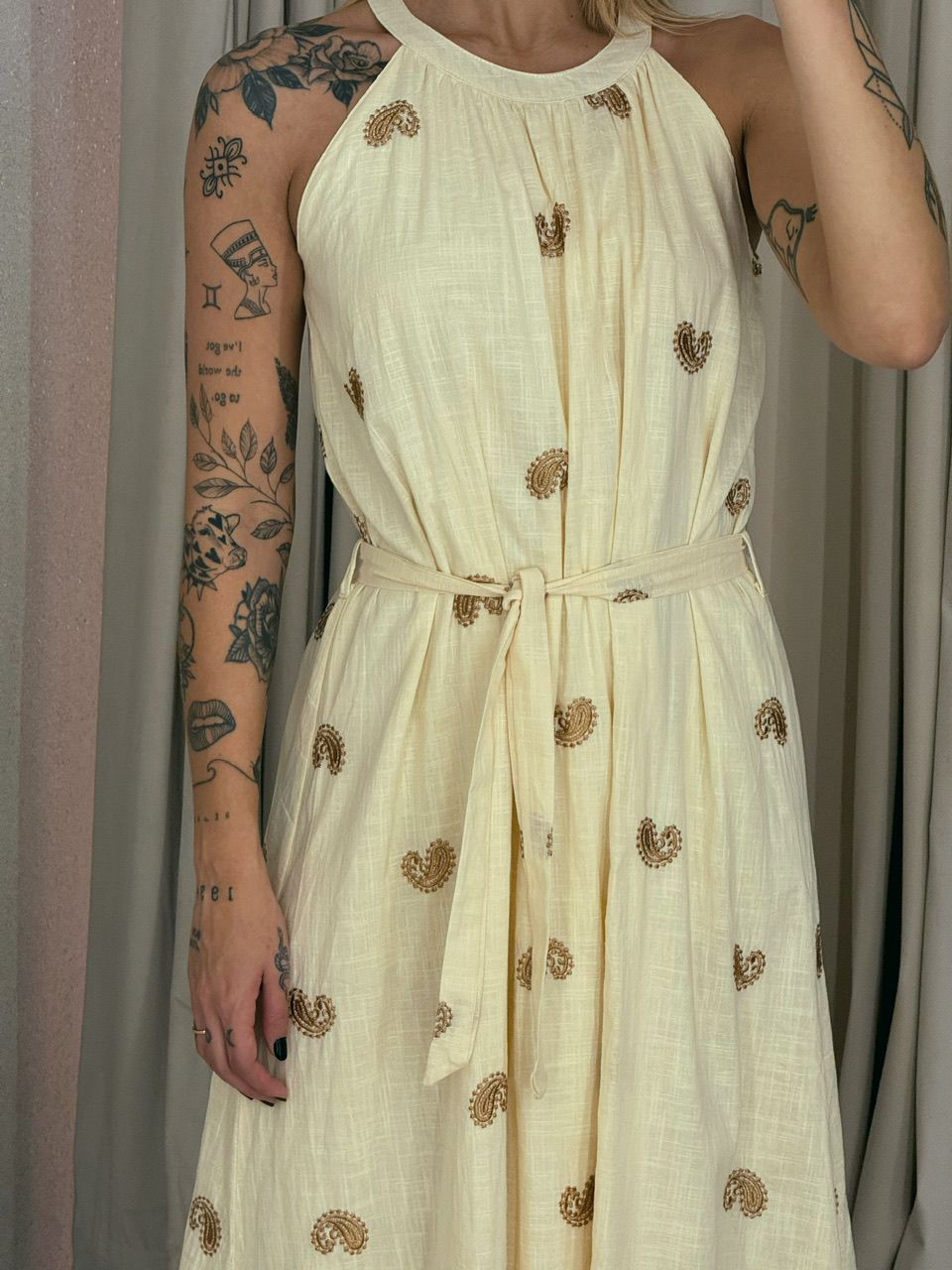 VESTIDO SOL LONGO MARFIM