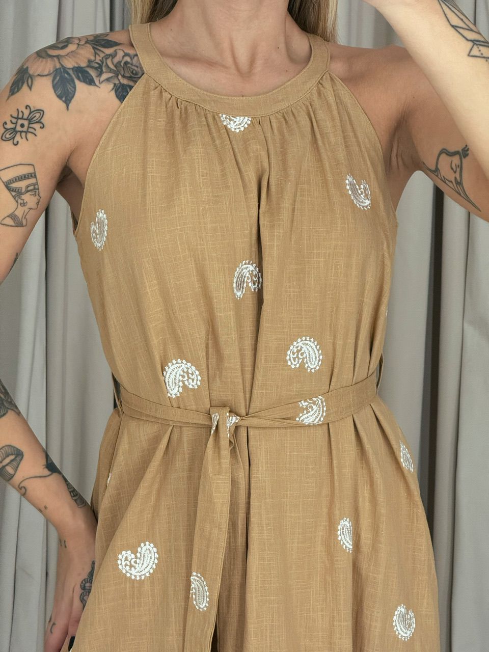 VESTIDO SOL LONGO NUDE