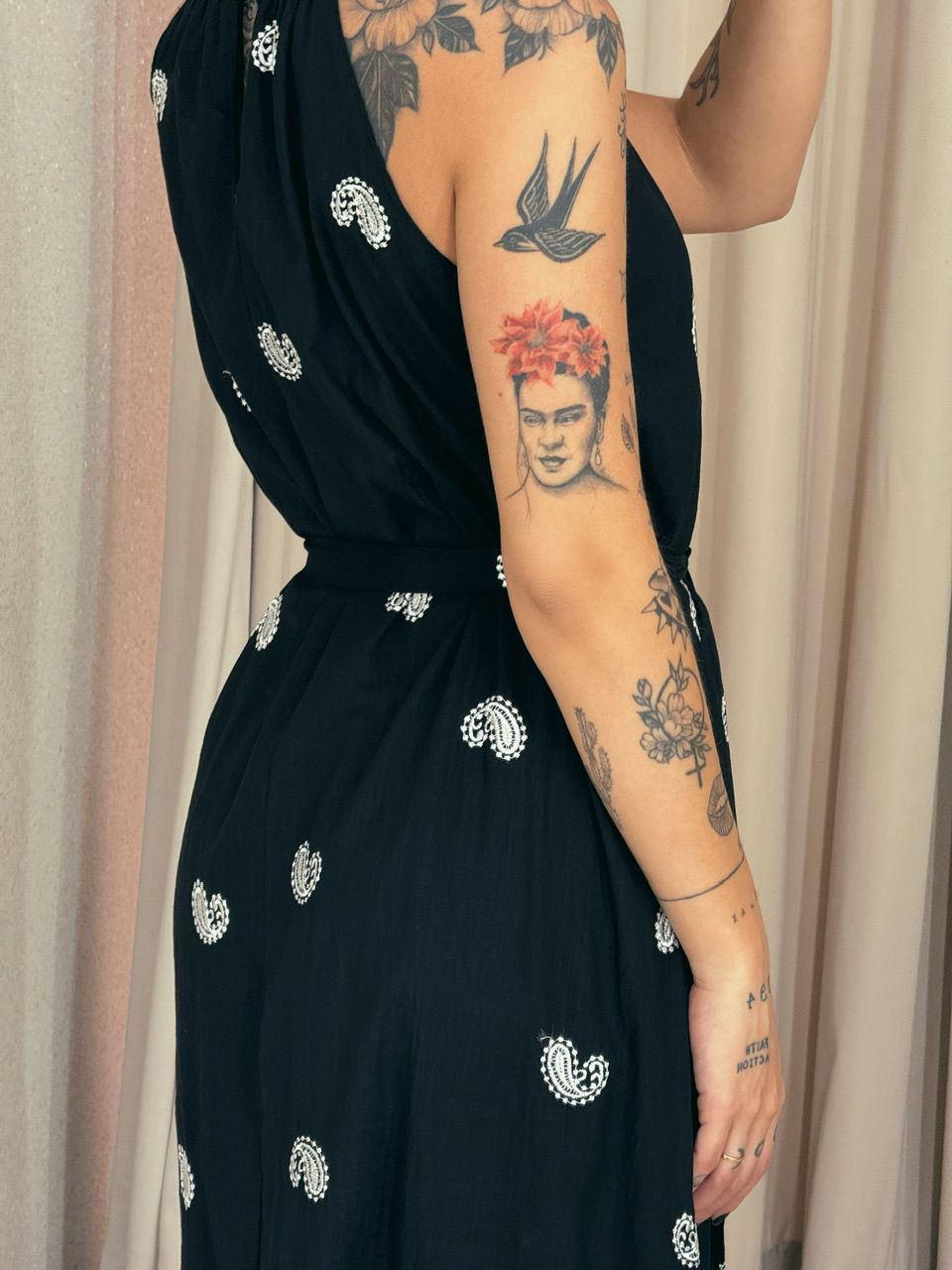 VESTIDO SOL LONGO PRETO