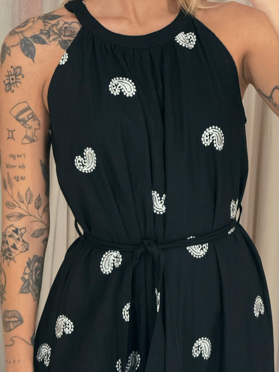 VESTIDO SOL LONGO PRETO