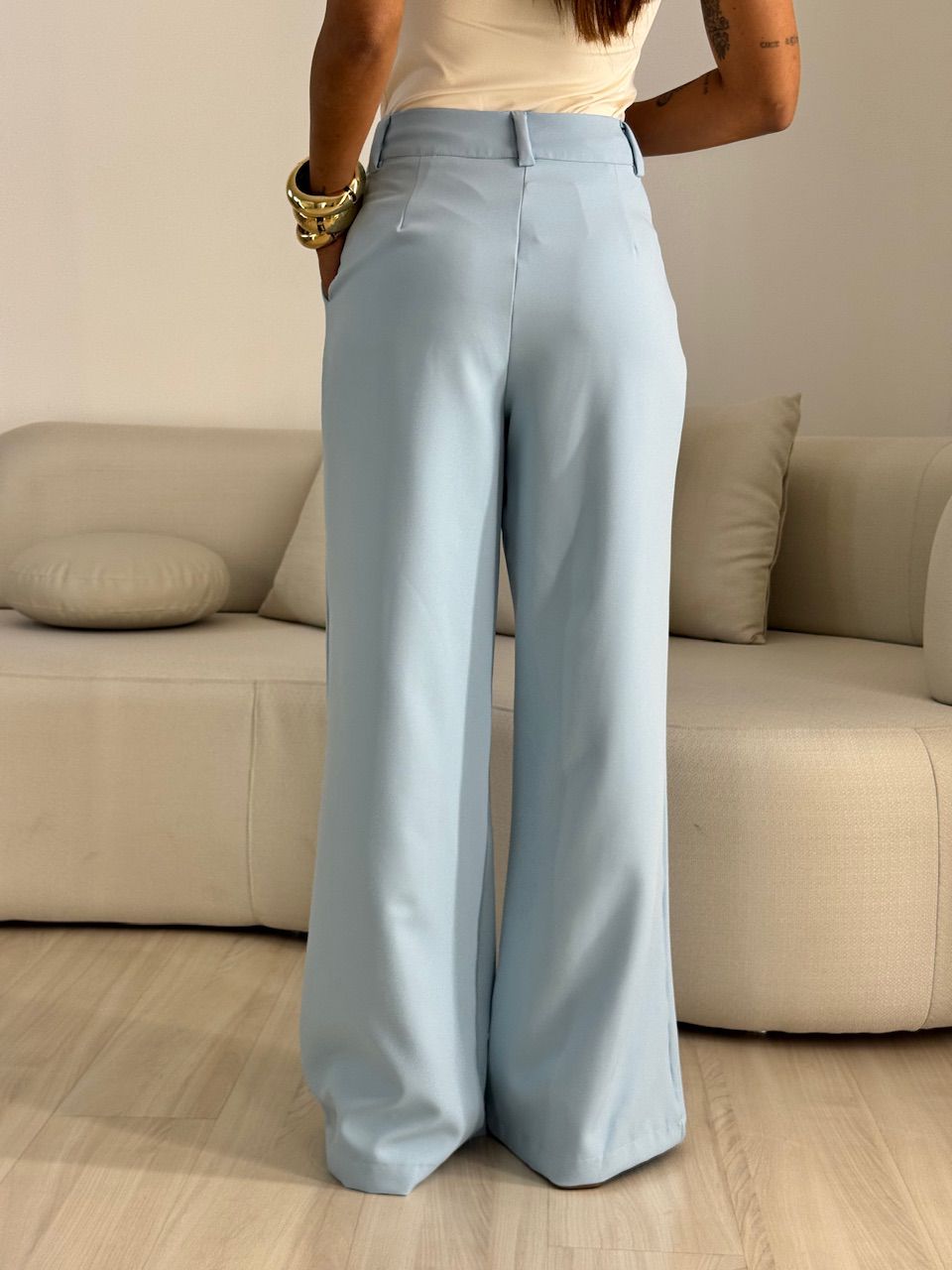 CALÇA ANGELINA PANTALONA BABY BLUE