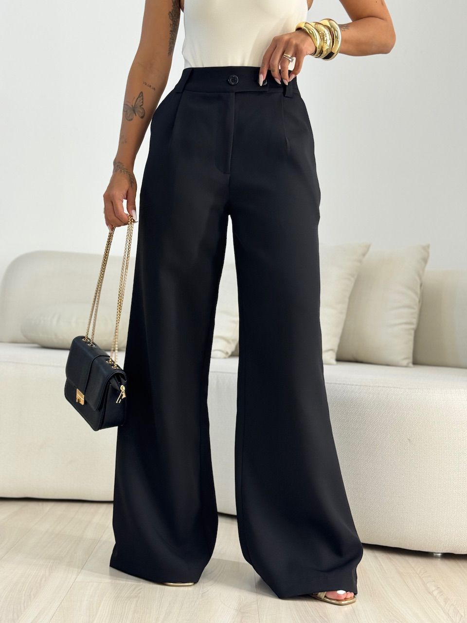 CALÇA ANGELINA PANTALONA PRETA