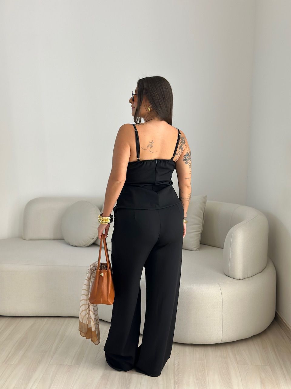 CONJUNTO ANA FLORA CALÇA PRETO