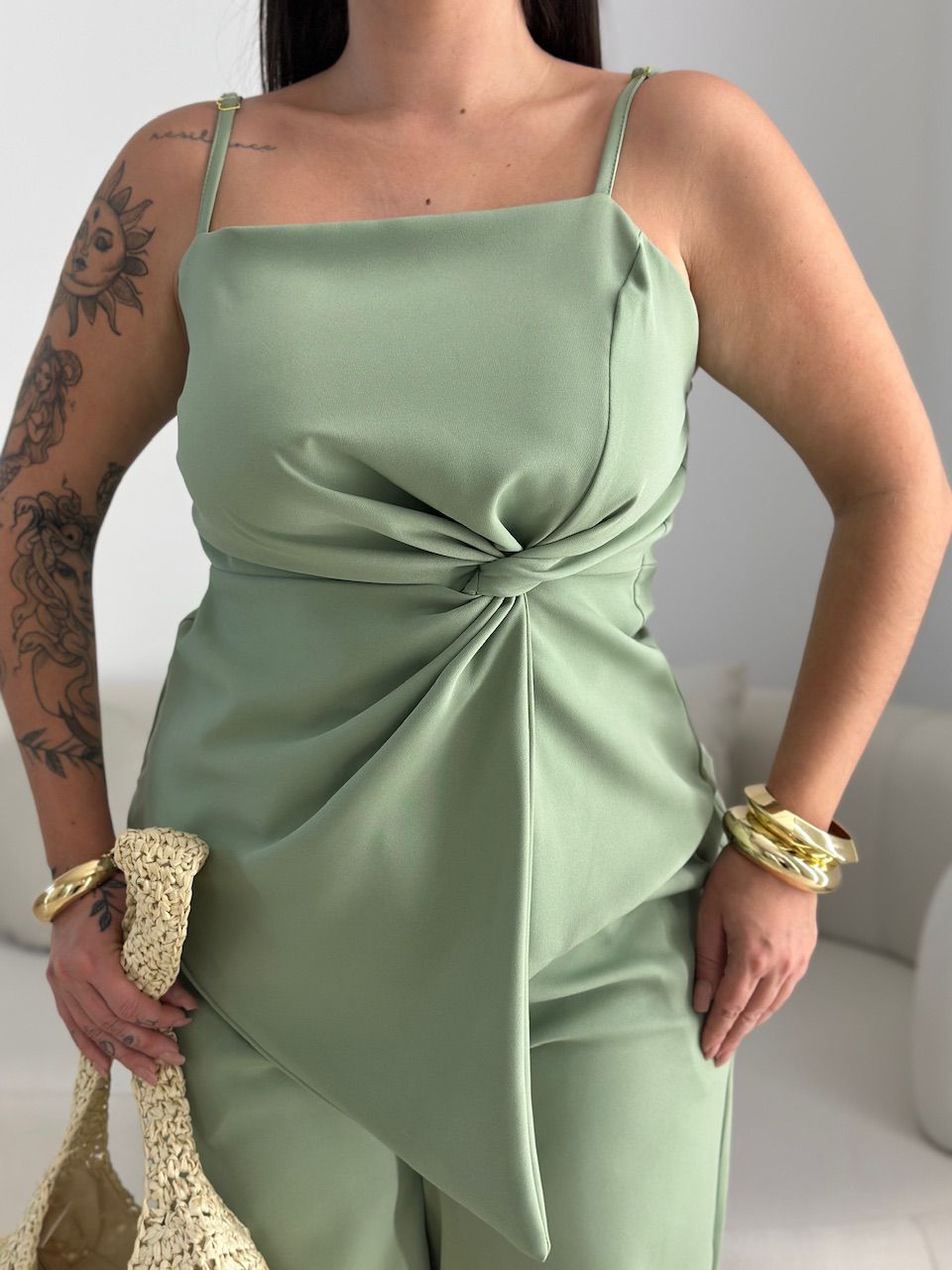 CONJUNTO ANA FLORA CALÇA VERDE