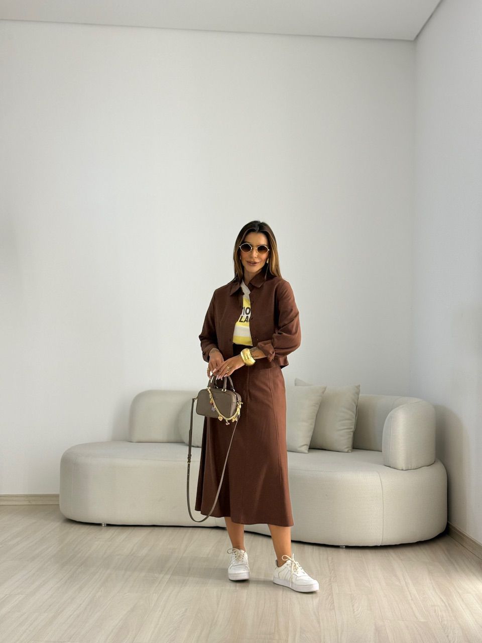 CONJUNTO NADY SAIA MARROM - 0068190054 - CAROLLA FERRARO