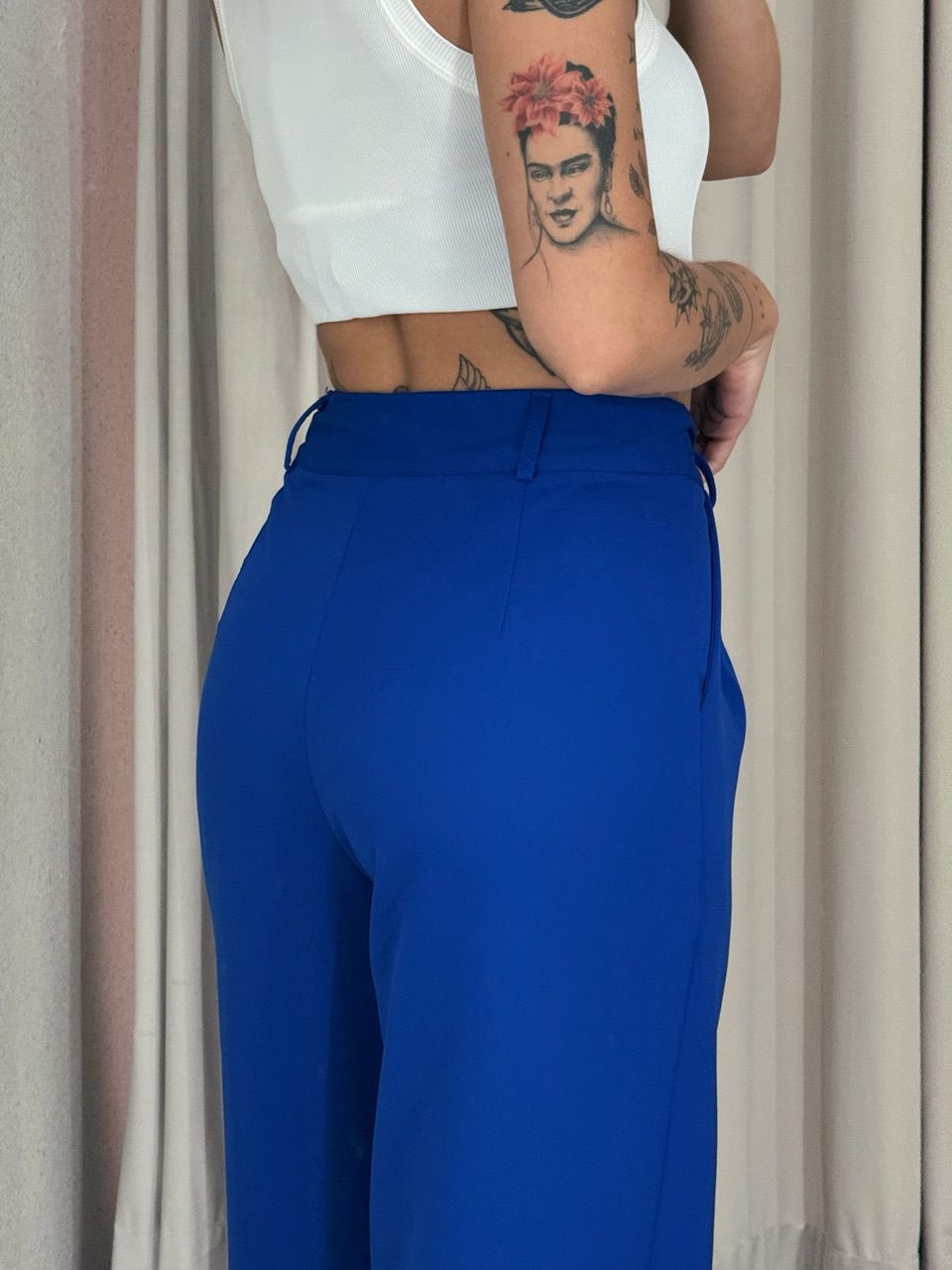 CALÇA ALINE PANTALONA AZUL