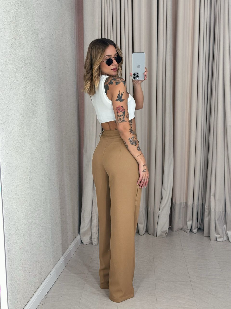 CALÇA ALINE PANTALONA NUDE