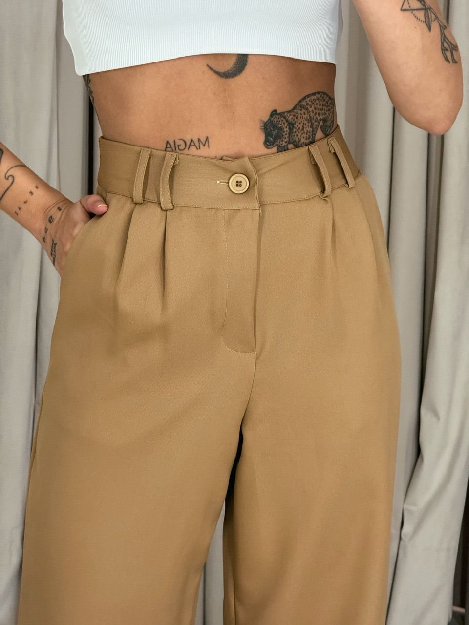 CALÇA ALINE PANTALONA NUDE
