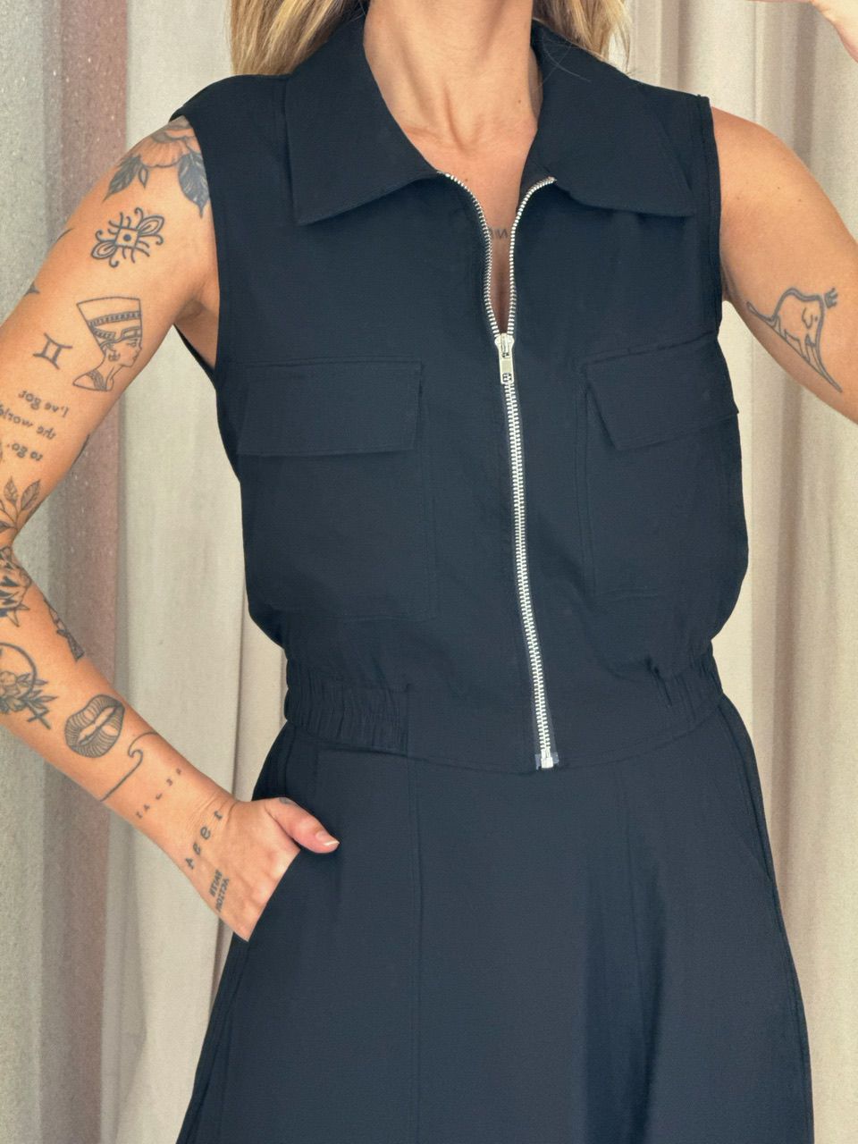 CONJUNTO ÁGATA SAIA PRETO