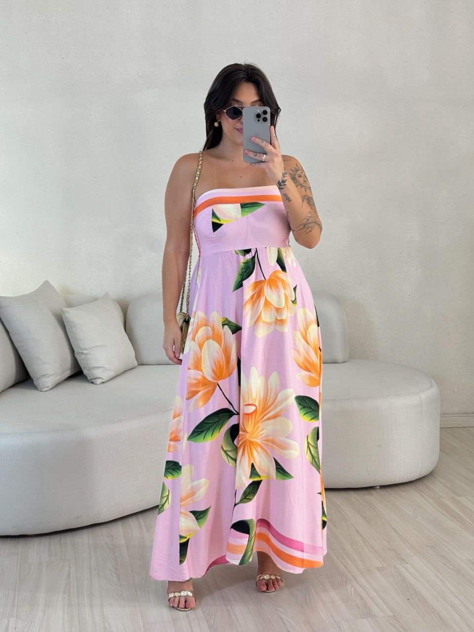 VESTIDO PETÚNIA TOMARA QUE CAIA ROSA