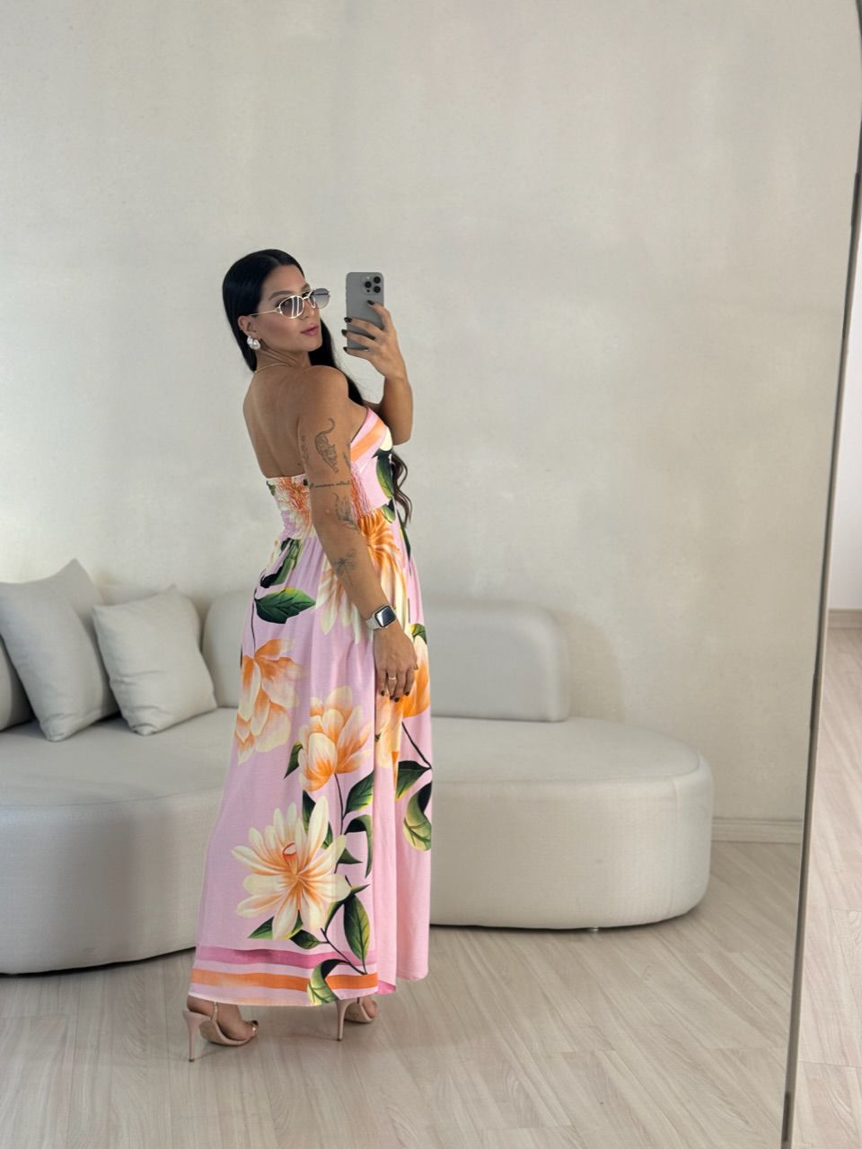 VESTIDO PETÚNIA TOMARA QUE CAIA ROSA