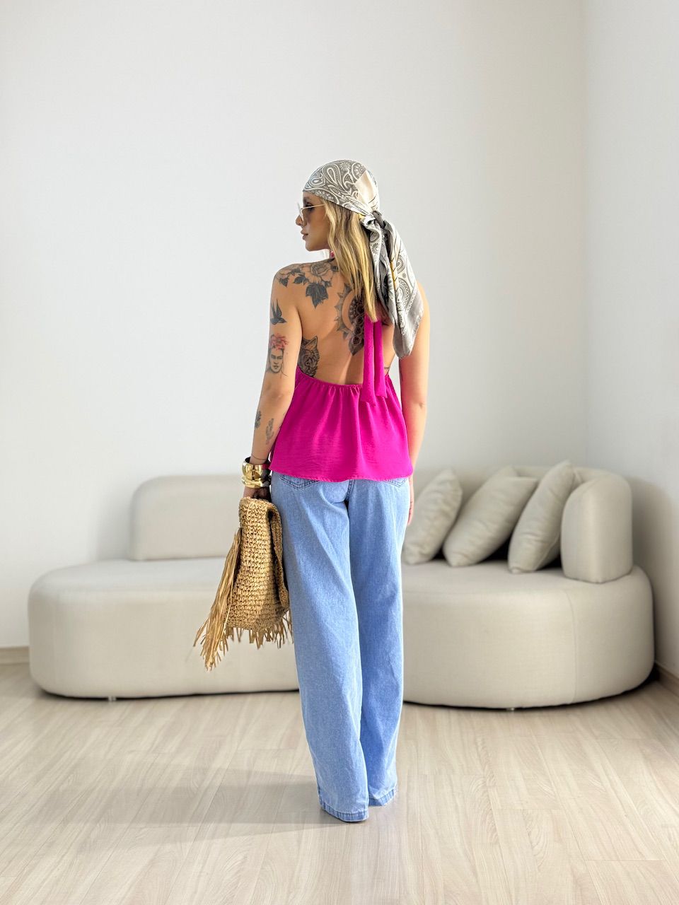 BLUSA ANA CLAUDIA CF FRENTE ÚNICA PINK