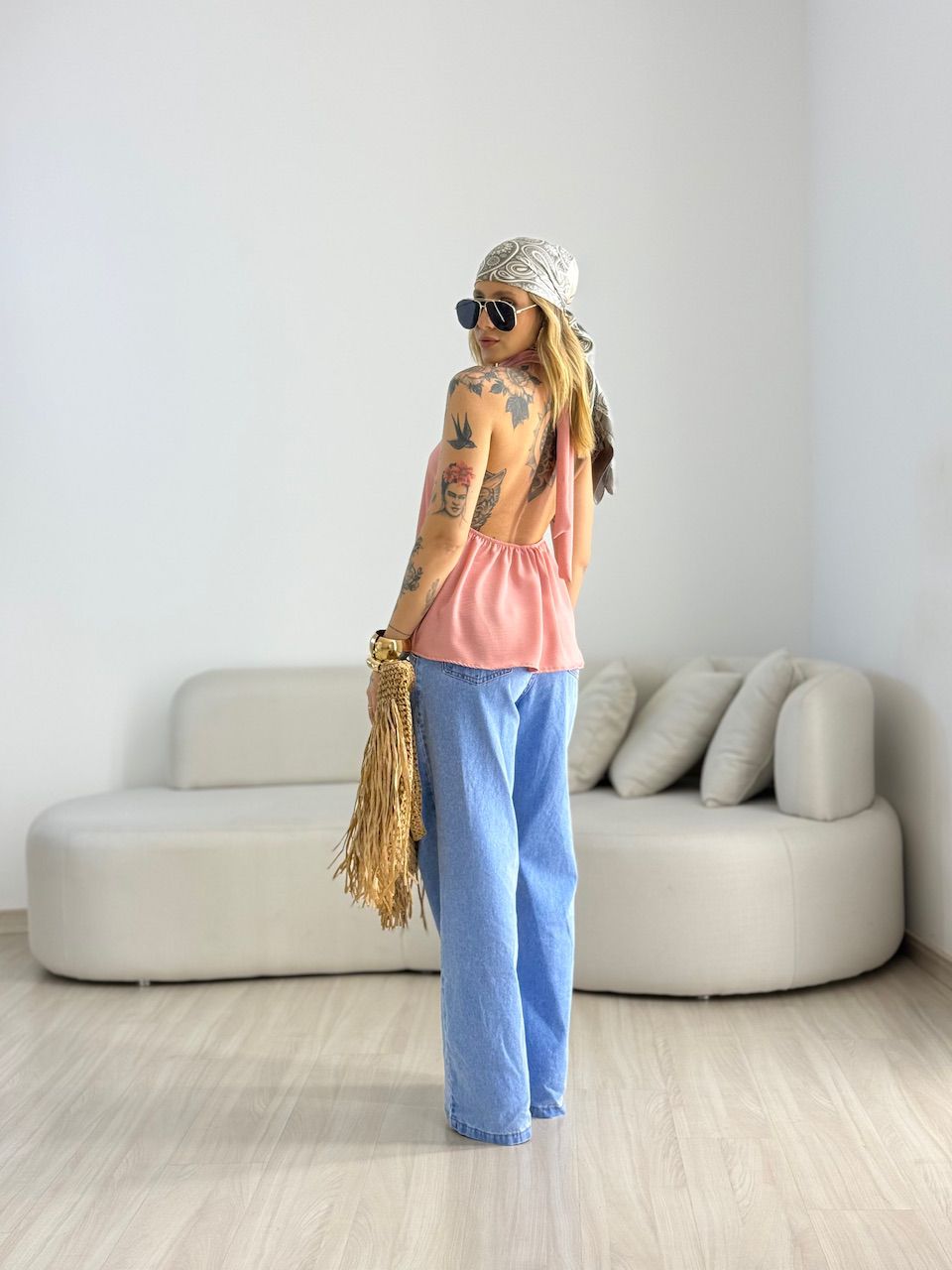 BLUSA ANA CLAUDIA CF FRENTE ÚNICA ROSÊ