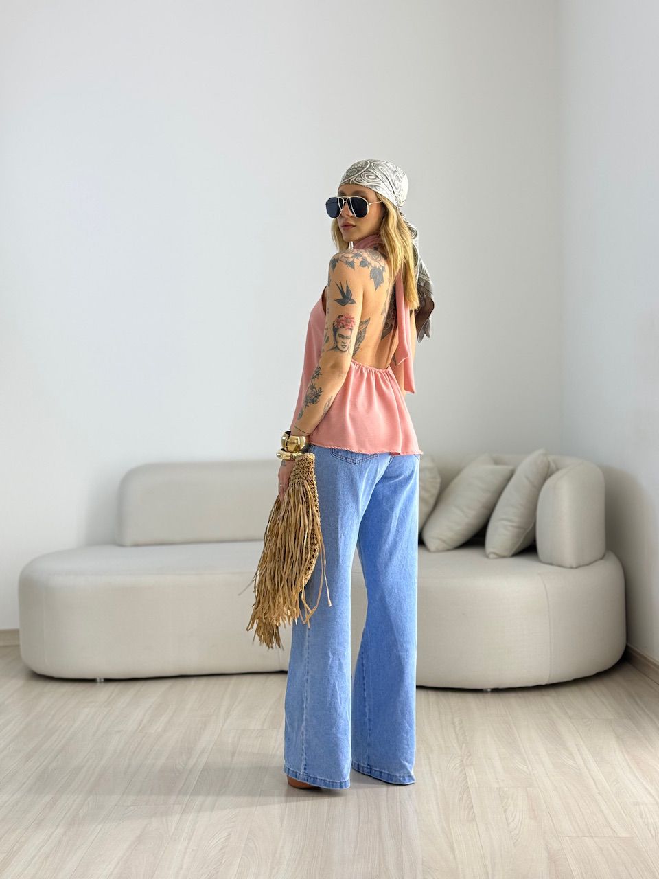 BLUSA ANA CLAUDIA CF FRENTE ÚNICA ROSÊ
