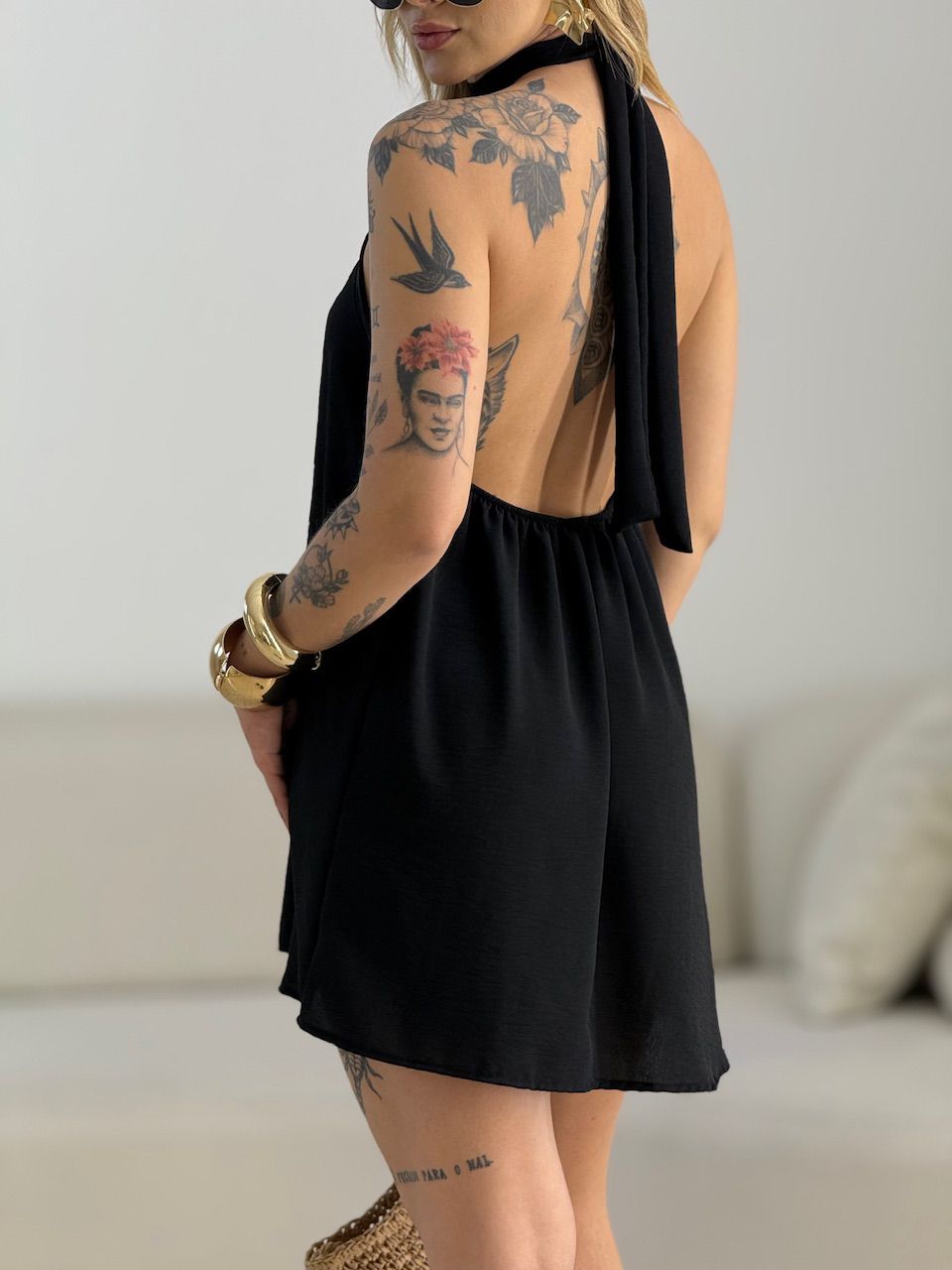 VESTIDO HELOISA CF FRENTE ÚNICA PRETO