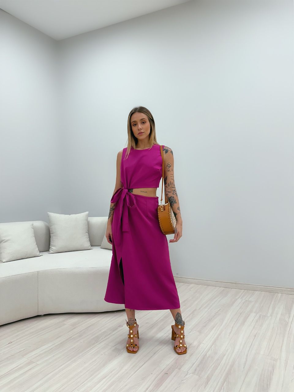CONJUNTO PATRÍCIA 02 FUCSIA - 0049180120 - CAROLLA FERRARO