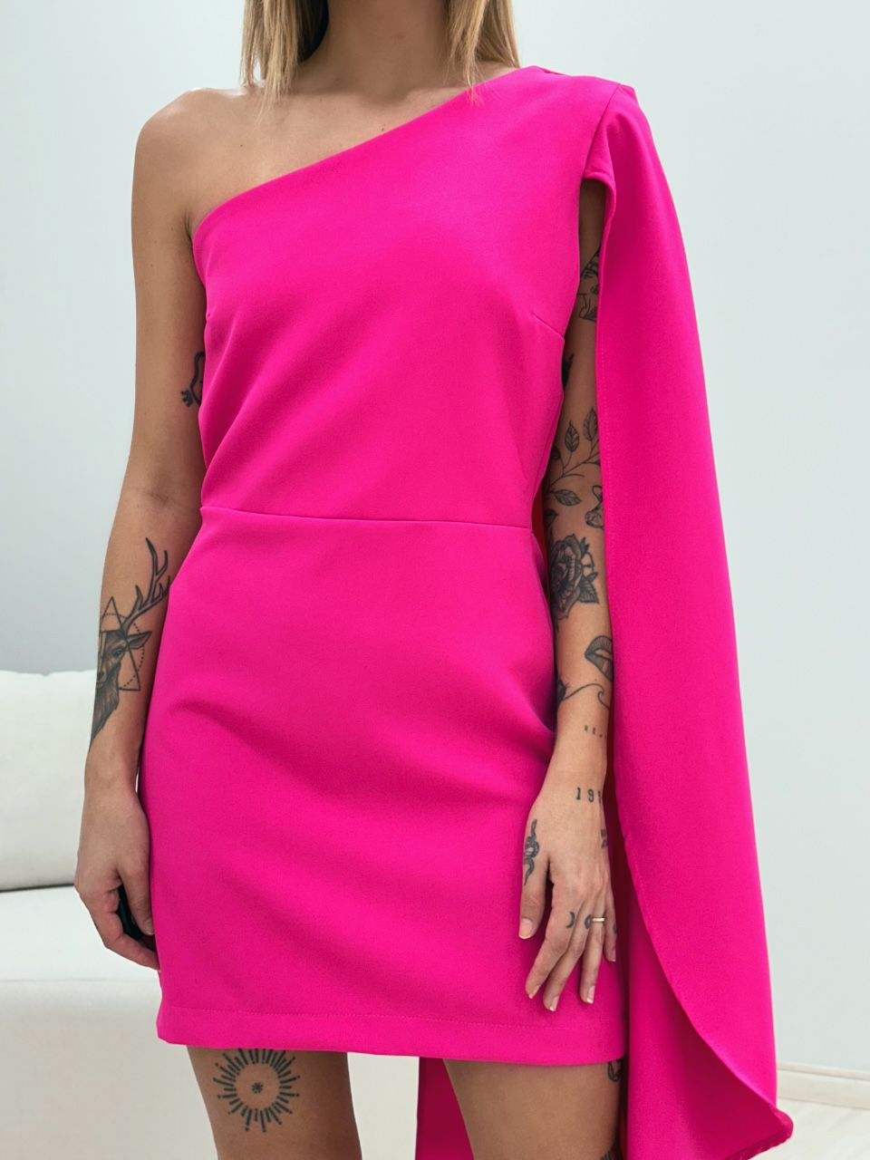 VESTIDO BEATRIZ NULA MANGA PINK