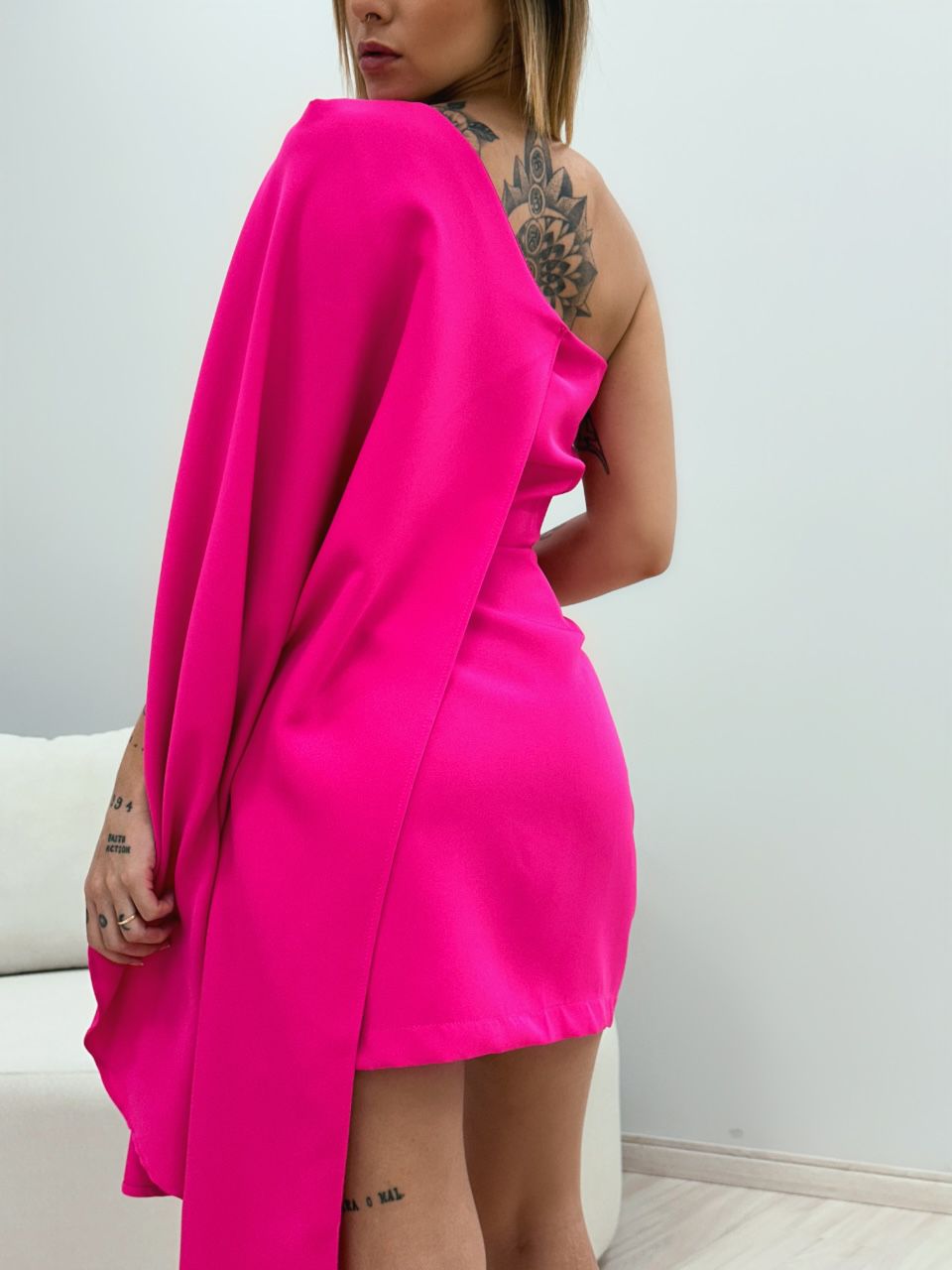 VESTIDO BEATRIZ NULA MANGA PINK