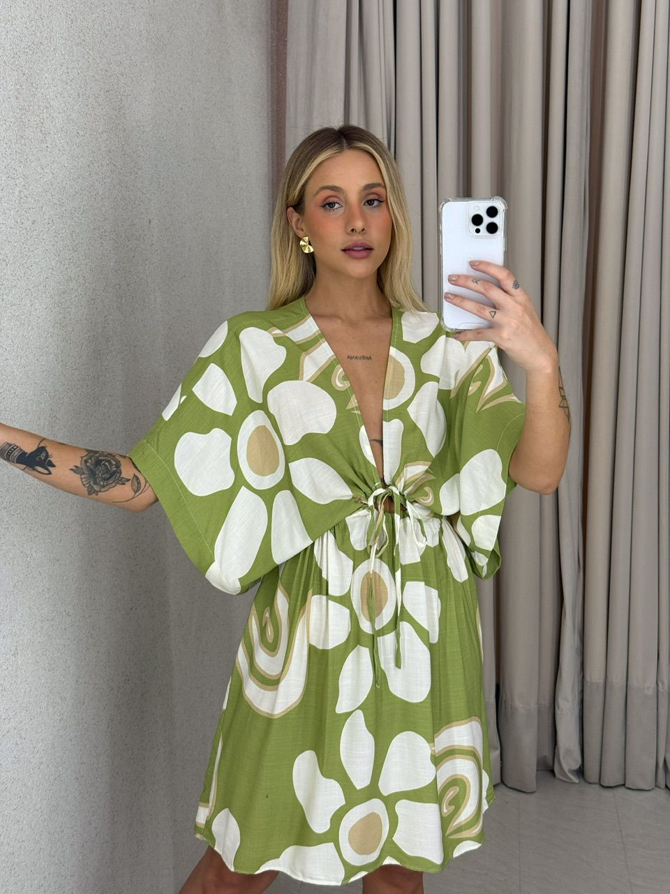 VESTIDO ANTONIA CURTO VERDE