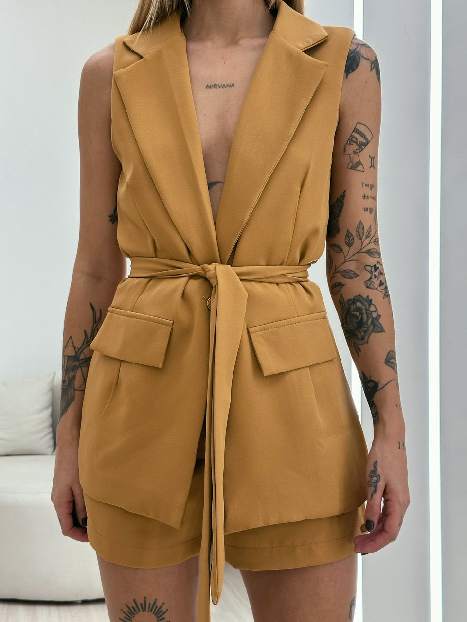 CONJUNTO NICOLE 02 COLETE CARAMELO