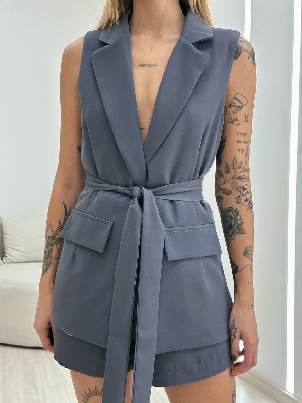 CONJUNTO NICOLE 02 COLETE CINZA